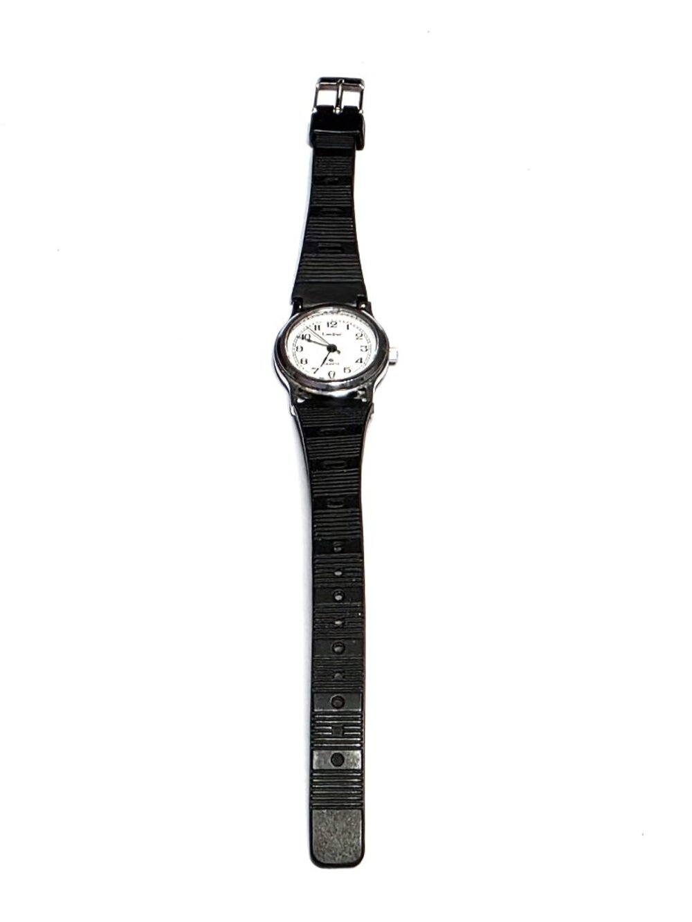 Cardinal watch with black rubber band